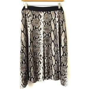 Jones New York Snakeskin Print Skirt 16W